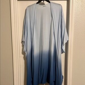 Blue Ombre Kimono Cardigan